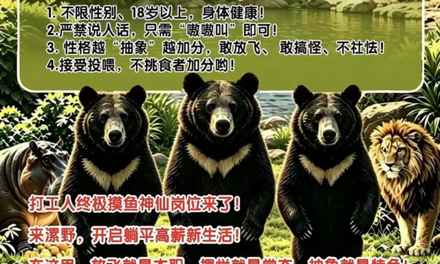 “지치면 누워도 OK”… 中동물원 ‘곰 탈 알바’에 청년들 오픈런