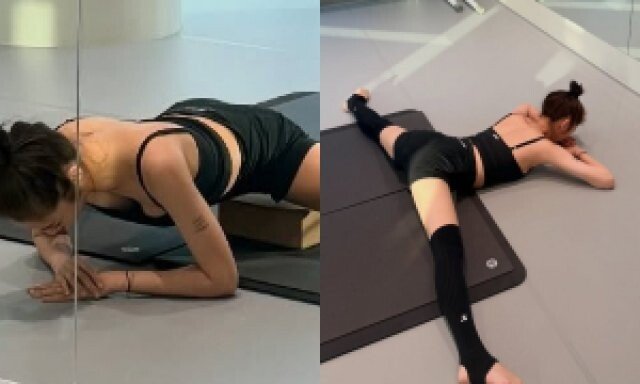 ‘20kg 감량’ 손담비, 다리 찢다 자도 되겠어…힙업 ‘발레리나급’