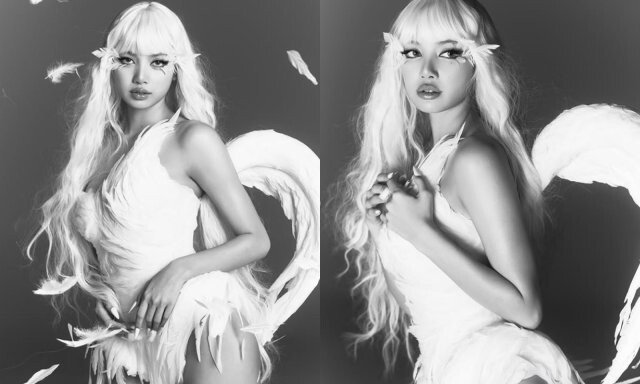 블랙핑크 리사, 꼬리 달았다…섹시 큐피드