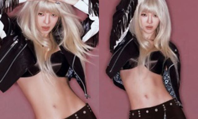 효연 치명 터졌다, 파격 금발+과감 브라톱