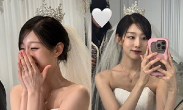 정예인, 웨딩드레스 입고 “저 결혼해요” 깜짝