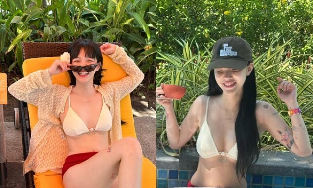 AOA 지민, 군살이란 게 없네…아찔 바캉스룩