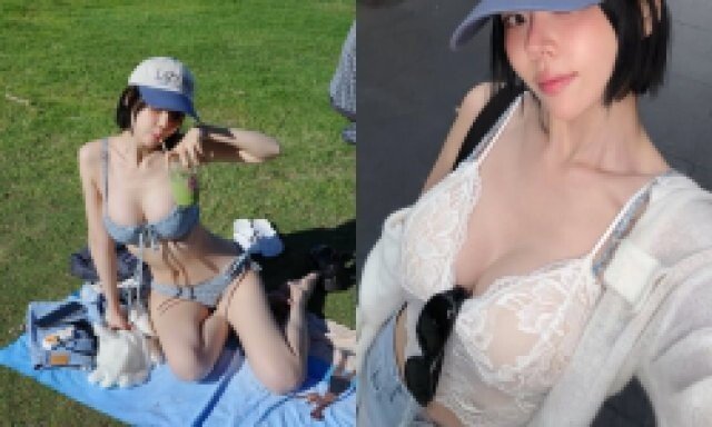 김해나 아나운서, 귀여운 얼굴에 반전 비키니