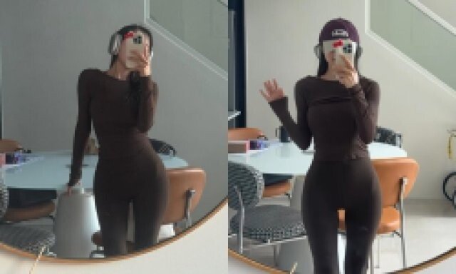 ‘박성광♥’ 이솔이 전신 레깅스 느낌…놀림 받던 골반 공개