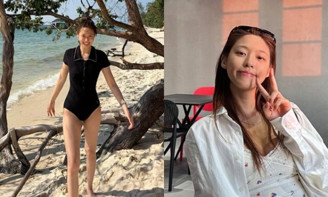 설현 이러고 있었다…물놀이 끝내고 ‘느좋’ 카페서 힐링