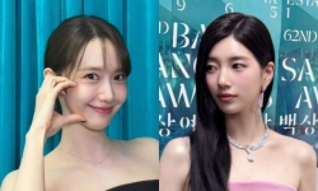 임윤아·수지 초유의 사태…드레스 겹쳐 ‘대략난감’