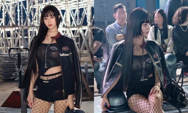 클라라, 눈을 어디에다 둬야? 망사 시스루 세상 파격적