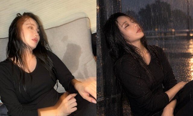 홍진영 흠뻑 젖은 채 울었나? 쿠션이…  “너무 웃겨”