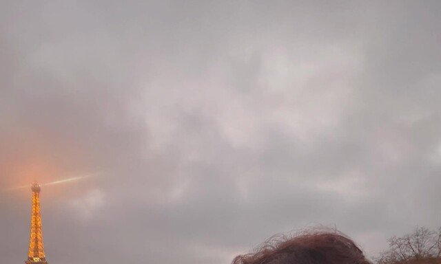 추신수♥하원미, 입술 닳겠네…‘22년 차 부부’의 에펠탑 키스