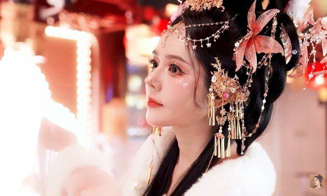 한가인, 中 왕홍 메이크업 레전드 찍었다…AI 같은 비주얼