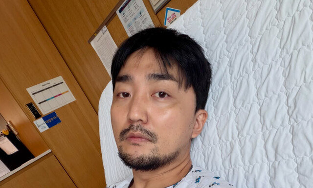 유병재 병상 누웠다…수척해진 얼굴로 수술 근황