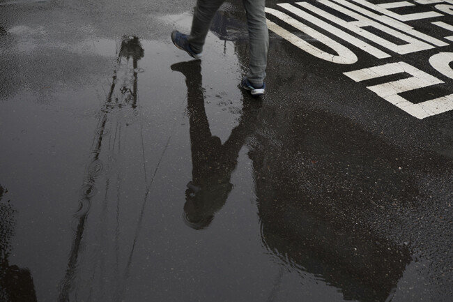 비 내리는 날 문래동에서.