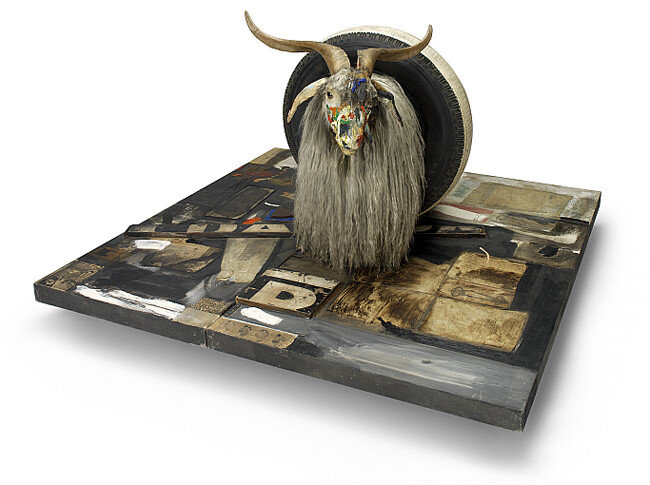 로버트 라우센버그,‘Monogram’, 1959