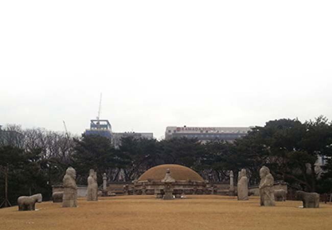 조선 9대 임금 성종의 무덤인 성릉. [출처 문화재청]