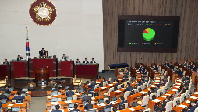 9월 20일 은산분리 규제 완화를 골자로 하는 인터넷전문은행 특례법이 통과됐다. [동아DB]