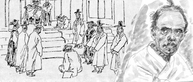 동학농민운동 전봉준, 송영방 화백 그림. [동아DB]
