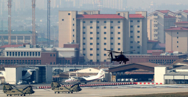 경기도 평택 주한미군기지 캠프 험프리스 전경. [장승윤 동아일보 기자]