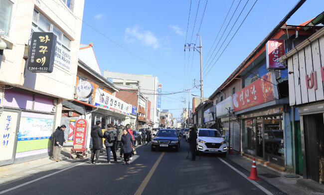 목포시 만호동 일대 근대문화유산 거리. [동아DB]