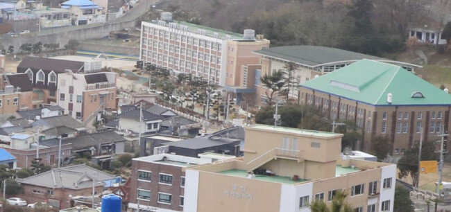 유달초교 인근 적산가옥 밀집구역 [동아DB]