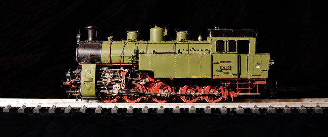 독일 BR97501 모형. 산악 지형을 다니는 기차다.