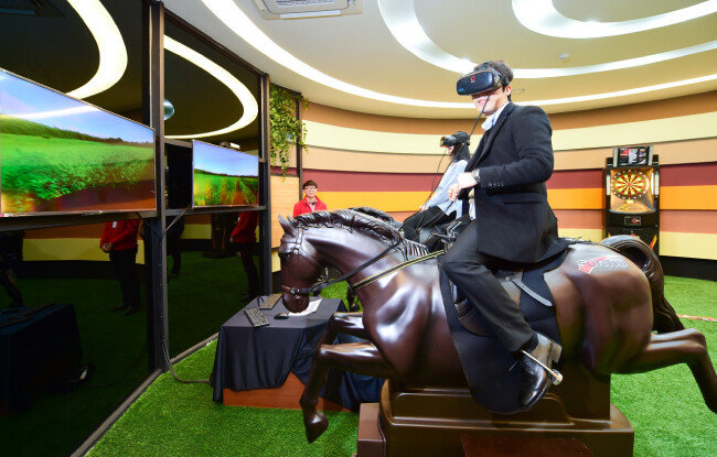 한국마사회가 운영하는 ‘놀라운지’ 모습.