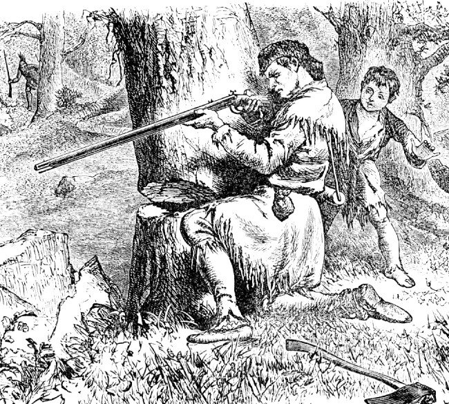 미국 식민지 시대의 사냥 모습. [FCIT]