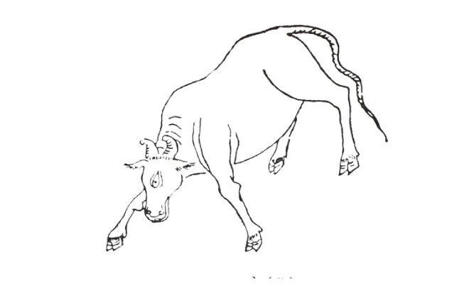 중국 고서 산해경에 실린 괴물 ‘비(蜚)’ 그림. [한국콘텐츠진흥원]