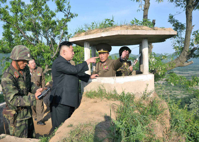 광덕산 축선 : 통일대전 부산 점령 침공로 [조선중앙TV캡처]