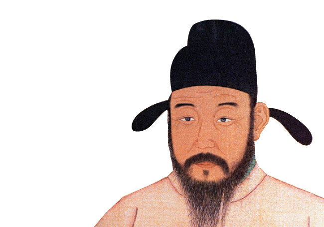 황희 초상화.
