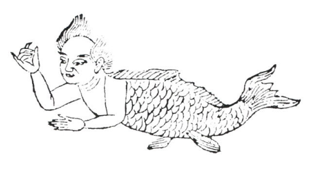 중국 산해경 중 해경에 나오는 인어. [한국콘텐츠진흥원 제공]