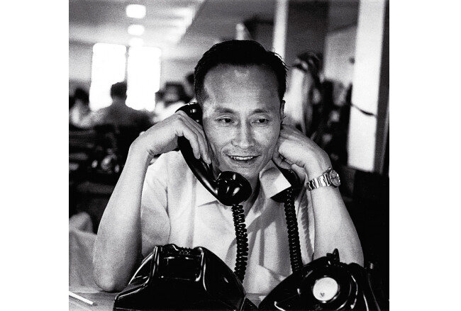 1950년대 동아일보 근무 시절의 이명동.