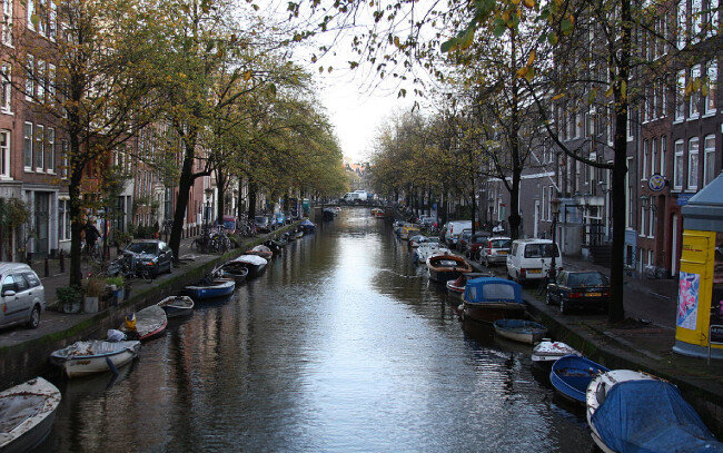암스테르담 운하 풍경. [백승종 제공]