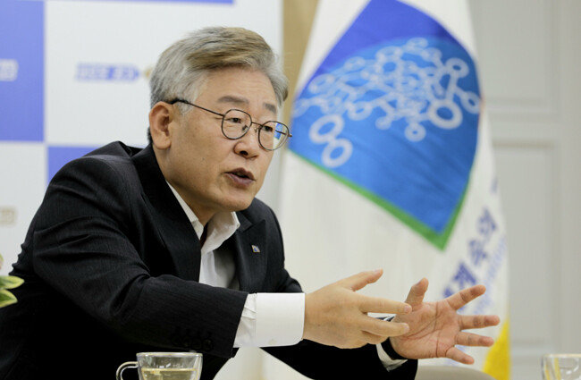 이재명 경기지사. [박해윤 기자]