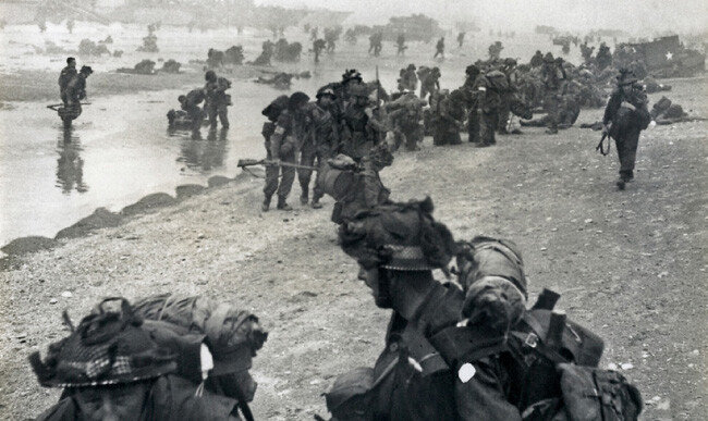 1944년 노르망디 상륙작전. [미국국립문서기록관리청]