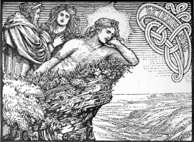 프레이르의 상사병, W.G. Collingwood, 1908.