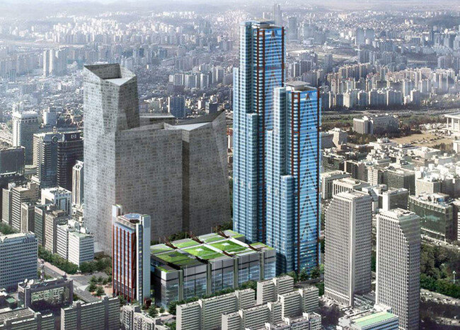  2021년 서울 영등포구 여의도 파크원에 들어설 현대 여의도점(가칭)은 서울 최대 규모 백화점이다. [동아DB] 