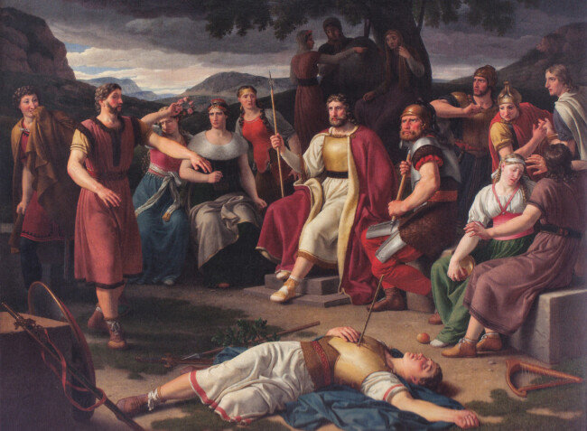 발데르의 죽음, Christoffer Wilhelm Eckersberg, 1817