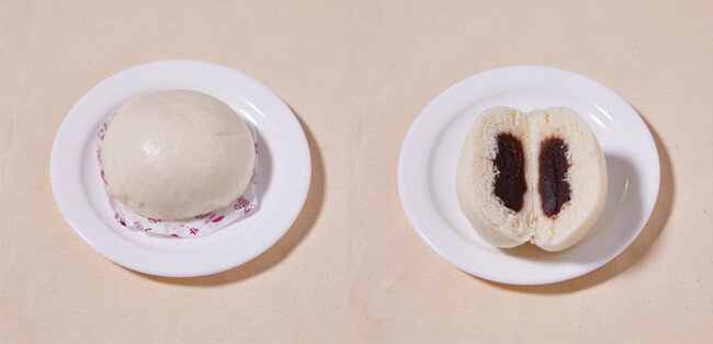 50년간 사랑받은 단팥 호빵.  [홍중식 기자]