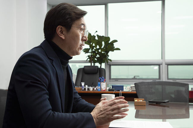 강민국 의원은 “국민의 삶은 더 팍팍해지고 있다. 정치를 바꿔야 한다”고 말했다. [조영철 기자]