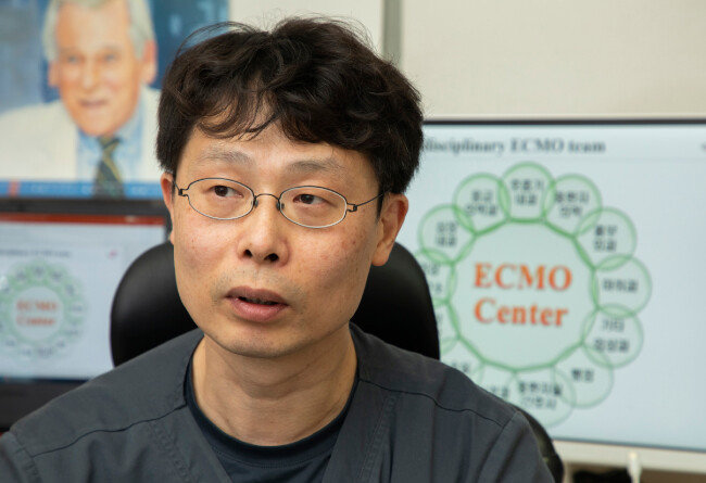 김형수 한림대성심병원 에크모센터 교수. [조영철 기자]