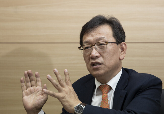 국민의힘 추천 고위공직자범죄수사처(공수처)장 후보였던 석동현 변호사.  [박해윤 기자]