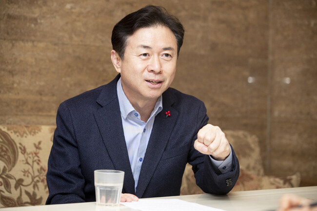김영춘 전 해양수산부장관. [지호영 기자]