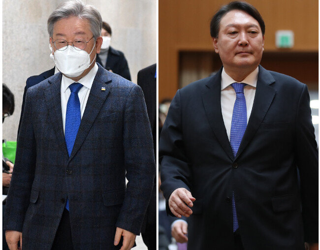 4·7 재·보궐선거가 끝나자 이재명 경기지사(왼쪽)와 윤석열 전 검찰총장이 본격적인 대선 게임에 등판한 형국이다. [동아DB]