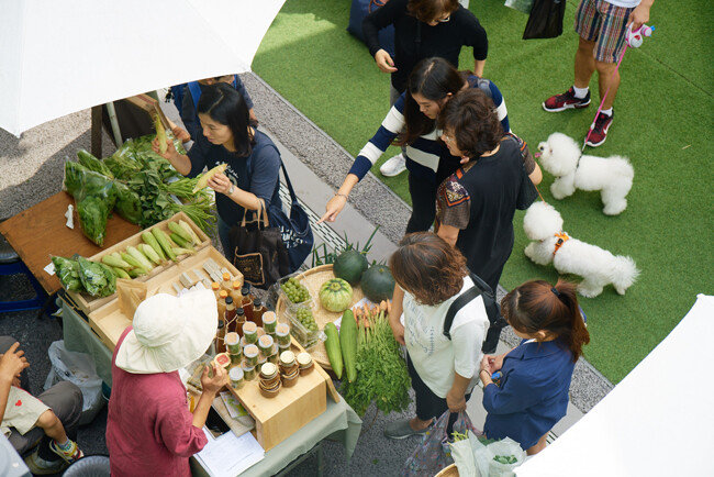 서울 마로니에 공원에서 열리는 ‘농부시장 마르쉐’ 현장 풍경. [농부시장 마르쉐@ 제공]
