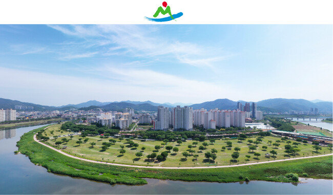스마트 그린도시 조성 사업 예정지인 밀양 삼문동 시가지. [밀양시 제공]