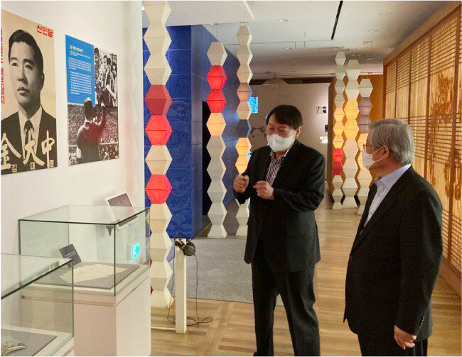 6월11일 윤석열 전 검찰총장이 김대중도서관을 방문했다. [윤석열 전 총장측 제공]