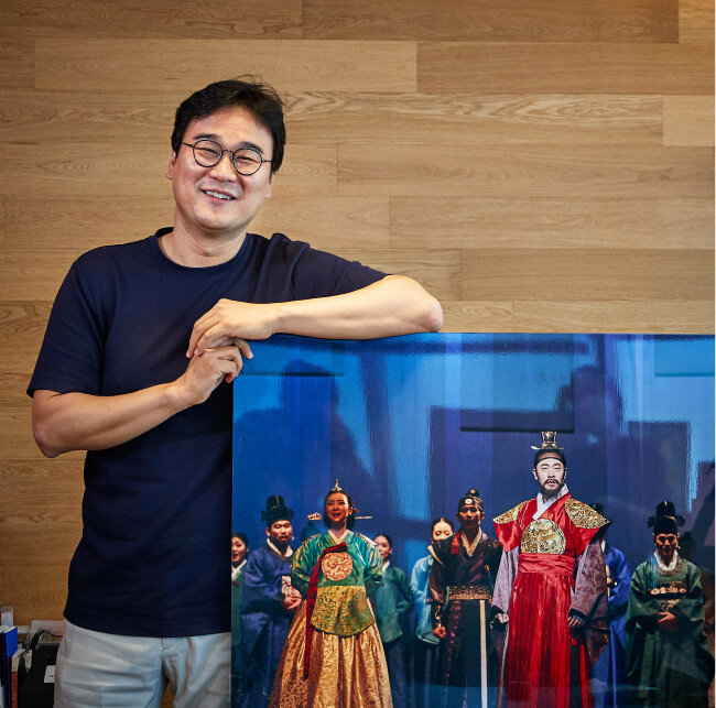한승원 HJ컬쳐 대표는 라이선스 뮤지컬이 주도하던 한국 공연계에 창작 뮤지컬 제작의 새바람을 일으킨 공연 기획자다. [홍중식 기자]