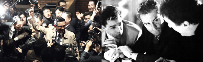 영화 ‘아수라’(왼쪽)와 ‘좋은 친구들’ 스틸컷. [CJ 엔터테인먼트 제공, Warner Bros 제공]