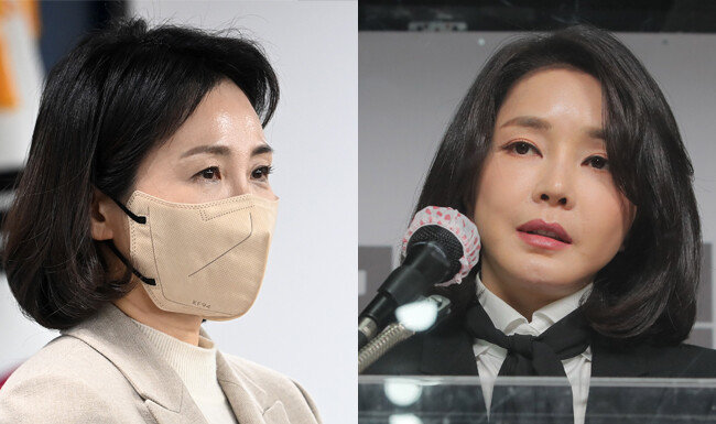 김혜경(왼쪽), 김건희 씨. [동아DB]