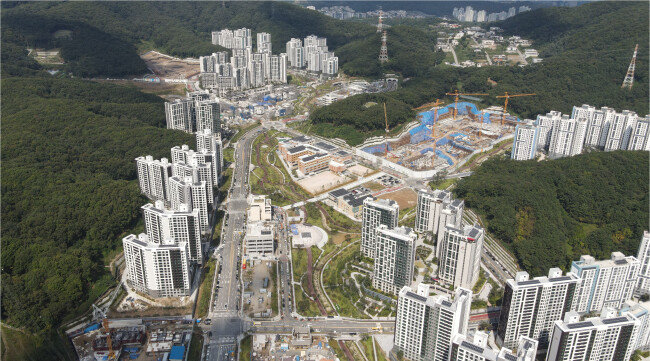 경기 성남시 대장동 개발사업 현장. [동아DB]